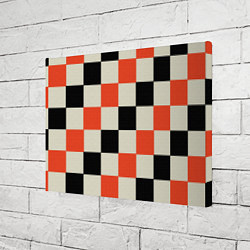 Холст прямоугольный Образец шахматной доски, цвет: 3D-принт — фото 2