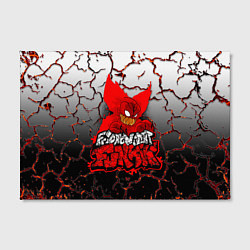 Холст прямоугольный Friday Night Funkin Tricky One, цвет: 3D-принт — фото 2