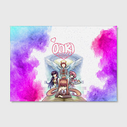 Холст прямоугольный Doki Doki Доки Доки Z, цвет: 3D-принт — фото 2