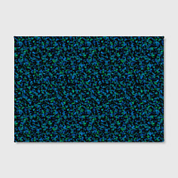 Холст прямоугольный Абстрактный зелено-синий узор, цвет: 3D-принт — фото 2