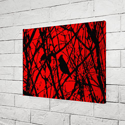 Холст прямоугольный Хоррор Мрачный лес, цвет: 3D-принт — фото 2