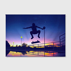 Холст прямоугольный Skateboarding, цвет: 3D-принт — фото 2