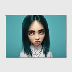 Холст прямоугольный Billie Eilish: 3D, цвет: 3D-принт — фото 2