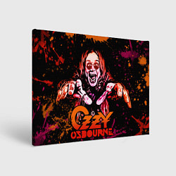 Холст прямоугольный Ozzy Osbourne, цвет: 3D-принт