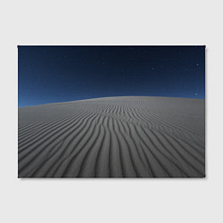 Холст прямоугольный Пустыня дюна песок ночь, цвет: 3D-принт — фото 2