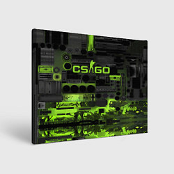 Холст прямоугольный VIRUS ВИРУС CS, цвет: 3D-принт