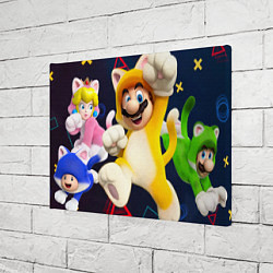 Холст прямоугольный Mario odyssey, цвет: 3D-принт — фото 2