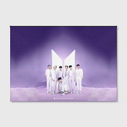 Холст прямоугольный BTS Purple, цвет: 3D-принт — фото 2