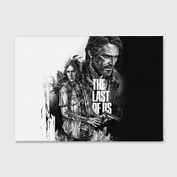 Холст прямоугольный THE LAST OF US ЧЁРНО БЕЛЫЙ, цвет: 3D-принт — фото 2