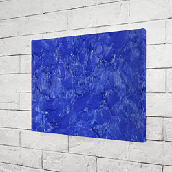 Холст прямоугольный Синие мазки, цвет: 3D-принт — фото 2
