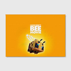 Холст прямоугольный BEE MOVIE Minecraft, цвет: 3D-принт — фото 2