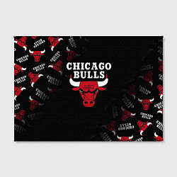 Холст прямоугольный ЧИКАГО БУЛЛС БЫКИ CHICAGO BULLS, цвет: 3D-принт — фото 2