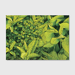 Холст прямоугольный Растительная жизнь - Хоста, цвет: 3D-принт — фото 2