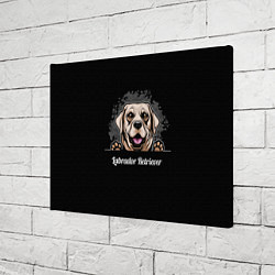 Холст прямоугольный Лабрадор-Ретривер Labrador Retriever, цвет: 3D-принт — фото 2