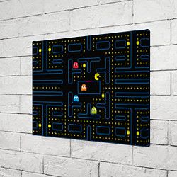 Холст прямоугольный Пиксельный Пакман, цвет: 3D-принт — фото 2