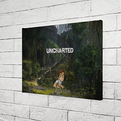 Холст прямоугольный Uncharted На картах не значится, цвет: 3D-принт — фото 2