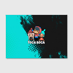 Холст прямоугольный Toca Boca Рита и Леон, цвет: 3D-принт — фото 2