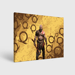 Холст прямоугольный God of War Kratos Год оф Вар Кратос, цвет: 3D-принт