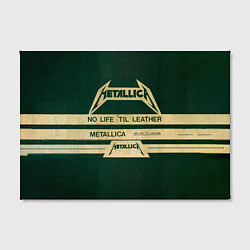 Холст прямоугольный No Life til Leather - Metallica, цвет: 3D-принт — фото 2