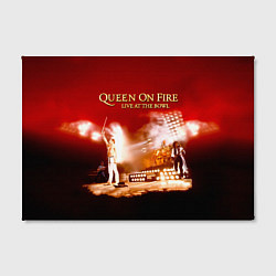 Холст прямоугольный Queen on Fire - Live at the Bowl, цвет: 3D-принт — фото 2
