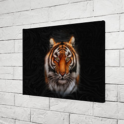 Холст прямоугольный Реалистичный тигр Realistic Tiger, цвет: 3D-принт — фото 2