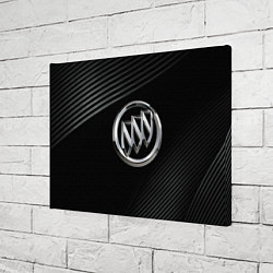 Холст прямоугольный Buick Black wave background, цвет: 3D-принт — фото 2