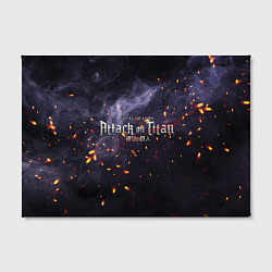 Холст прямоугольный Attack on Titan Туман войны, цвет: 3D-принт — фото 2
