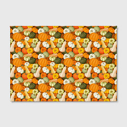 Холст прямоугольный Тыквы Pumpkin, цвет: 3D-принт — фото 2