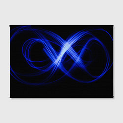 Холст прямоугольный Синяя бесконечность энергии, цвет: 3D-принт — фото 2