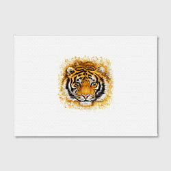Холст прямоугольный Дикий Тигр Wild Tiger, цвет: 3D-принт — фото 2