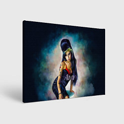 Холст прямоугольный Amy Jade Winehouse, цвет: 3D-принт