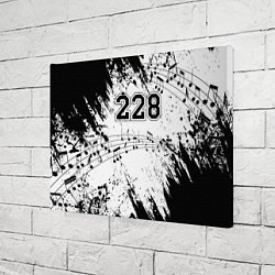 Холст прямоугольный 228 Ноты, цвет: 3D-принт — фото 2