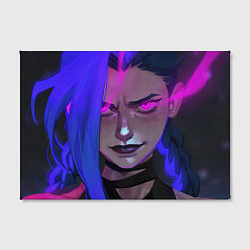 Холст прямоугольный League Of Legends Arcane ДЖИНКС Jinx Powder, цвет: 3D-принт — фото 2