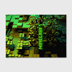 Холст прямоугольный Minecraft, pattern 2022, цвет: 3D-принт — фото 2