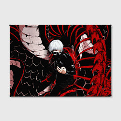 Холст прямоугольный Токийский Гуль Красный Змей Tokyo Ghoul Snake, цвет: 3D-принт — фото 2