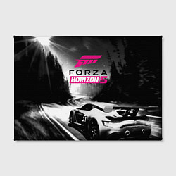 Холст прямоугольный Forza Horizon 5 - night race, цвет: 3D-принт — фото 2