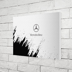Холст прямоугольный Mercedes-Benz - White texture, цвет: 3D-принт — фото 2