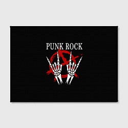 Холст прямоугольный Punk Rock Панки Хой, цвет: 3D-принт — фото 2