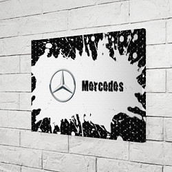 Холст прямоугольный MERCEDES Mercedes Брызги, цвет: 3D-принт — фото 2