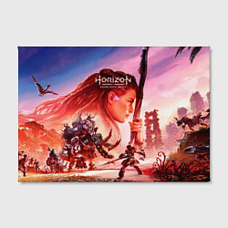 Холст прямоугольный Horizon Forbidden West game poster, цвет: 3D-принт — фото 2