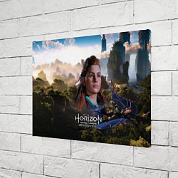 Холст прямоугольный Aloy Horizon Forbidden West game, цвет: 3D-принт — фото 2