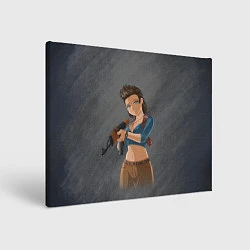 Холст прямоугольный Nathan Drake girl from Uncharted by sexygirlsdraw, цвет: 3D-принт