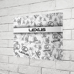 Холст прямоугольный LEXUS BIG EMBLEMA PATTERN, цвет: 3D-принт — фото 2