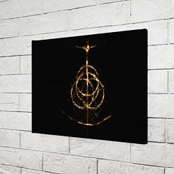 Холст прямоугольный Logo EldenRing, цвет: 3D-принт — фото 2