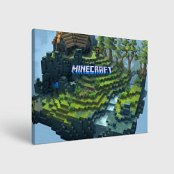 Холст прямоугольный Minecraft Video game Landscape, цвет: 3D-принт