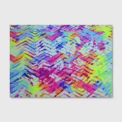 Холст прямоугольный Color vanguard pattern, цвет: 3D-принт — фото 2