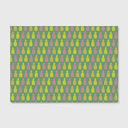 Холст прямоугольный Шествие ананасов, цвет: 3D-принт — фото 2