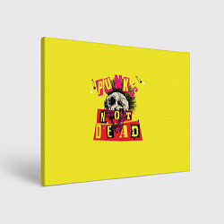 Холст прямоугольный Punks Not Dead - Панки Хой!, цвет: 3D-принт