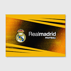 Холст прямоугольный REAL MADRID Football Линии, цвет: 3D-принт — фото 2