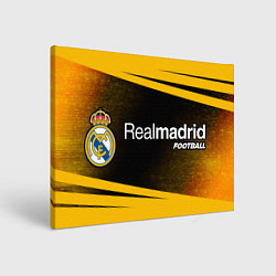 Холст прямоугольный REAL MADRID Football Линии, цвет: 3D-принт